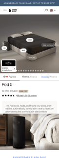 Eight landing page mobile screenshot