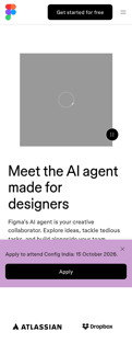 Figma landing page mobile screenshot