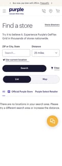 Purple landing page mobile screenshot