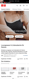Uniqlo landing page mobile screenshot