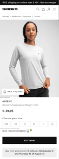 Siroko landing page mobile screenshot