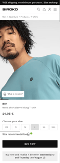Siroko landing page mobile screenshot