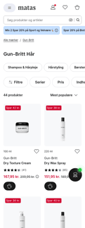 Matas landing page mobile screenshot