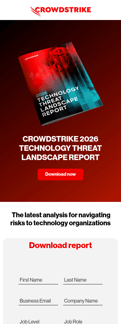 Crowdstrike landing page mobile screenshot