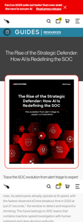 Crowdstrike landing page mobile screenshot