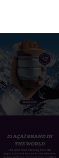 Oakberry landing page mobile screenshot