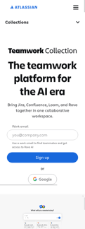 Trello landing page mobile screenshot