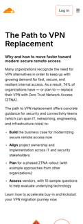 Cloudflare landing page mobile screenshot