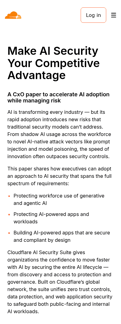 Cloudflare landing page mobile screenshot