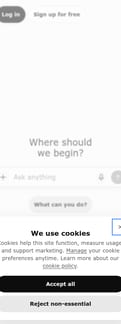 Chatgpt landing page mobile screenshot