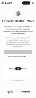 Chatgpt landing page mobile screenshot