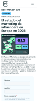 Kolsquare landing page mobile screenshot