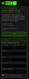 Sanity landing page mobile screenshot