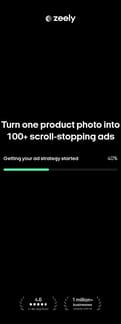 Zeely landing page mobile screenshot