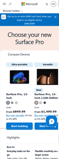 Snapdragon landing page mobile screenshot