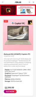 Snapdragon landing page mobile screenshot