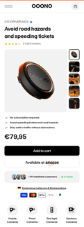 Ooono landing page mobile screenshot