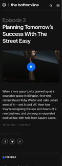 Square landing page mobile screenshot