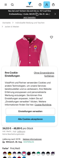 Vistaprint landing page mobile screenshot