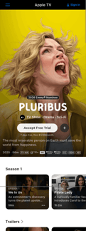 Apple landing page mobile screenshot