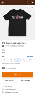 Sticker mule landing page mobile screenshot