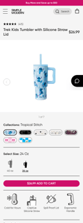Simple Modern landing page mobile screenshot