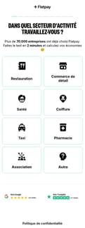 Flatpay landing page mobile screenshot