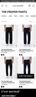 C'est Normal landing page mobile screenshot