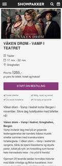 Scandic landing page mobile screenshot