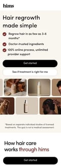 Hims landing page mobile screenshot