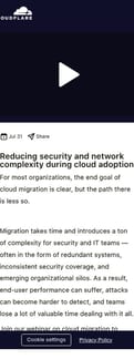 Cloudflare landing page mobile screenshot