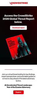 Crowdstrike landing page mobile screenshot