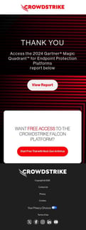 Crowdstrike landing page mobile screenshot
