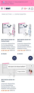 Bwt landing page mobile screenshot