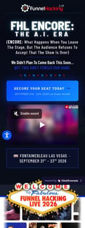 ClickFunnels landing page mobile screenshot