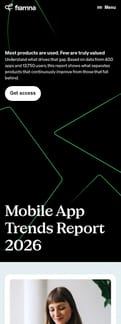Framnastudios landing page mobile screenshot