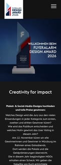 Flyeralarm landing page mobile screenshot