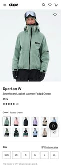 Dope-snow landing page mobile screenshot