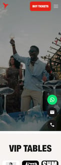 Ushuaia landing page mobile screenshot