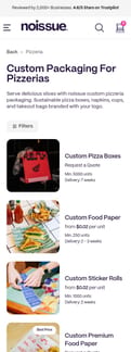Noissue landing page mobile screenshot