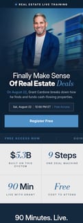 Grant-cardone landing page mobile screenshot