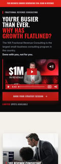 Grant-cardone landing page mobile screenshot