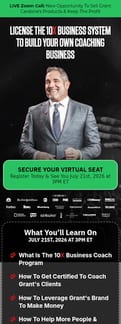 Grant-cardone landing page mobile screenshot
