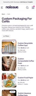 Noissue landing page mobile screenshot