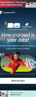 Expressvpn landing page mobile screenshot