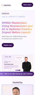Neuronsinc landing page mobile screenshot