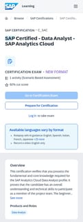 Sap landing page mobile screenshot