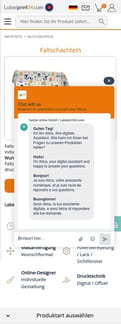 Labelprint24 landing page mobile screenshot