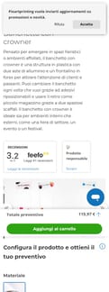 Pixartprinting landing page mobile screenshot