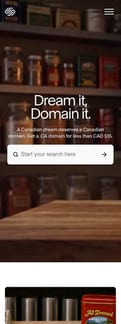 Squarespace landing page mobile screenshot